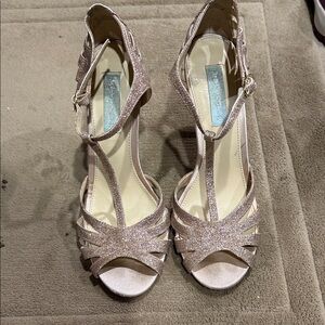Elegant Glittery Sandals